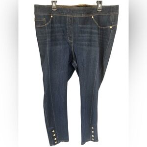 Nygard Luxe Denim 360 4-Way Stretch Jeans Skinny Ankle, Women’s Sz 2X (20W-22W)